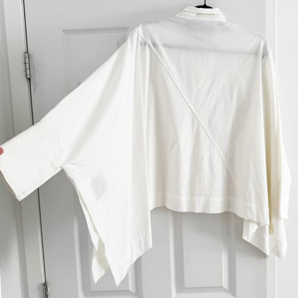 Lauren Bagliore Oversize White Shirt, size Small - Picture 6 of 10